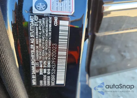 2007 Mercedes-Benz C 230 from USA, damaged, VIN WDBRF52H37F920023